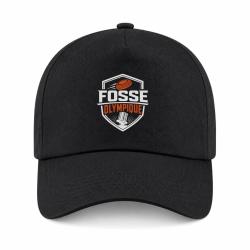 Casquette Ball Trap - Fosse olympique - Tir de comp&eacute;tition - Noir / Orange