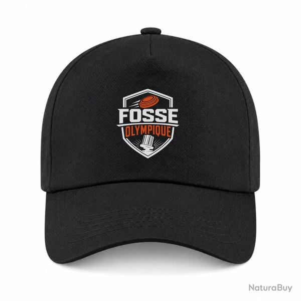 Casquette Ball Trap - Fosse olympique - Tir de comp�tition - Noir / Orange