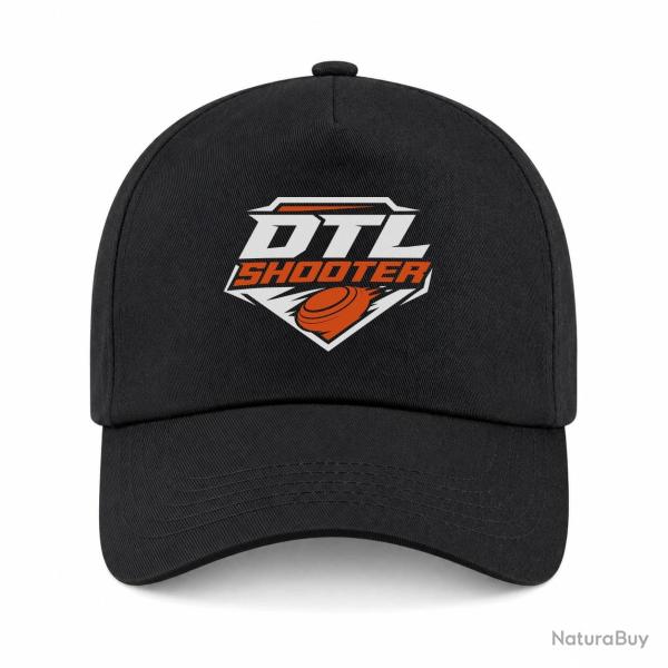 Casquette Ball Trap - DTL Shooter - Down The Line - Noir / Orange