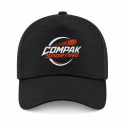 Casquette Ball Trap - Compak Sporting - Parcours rapide - Noir / Orange