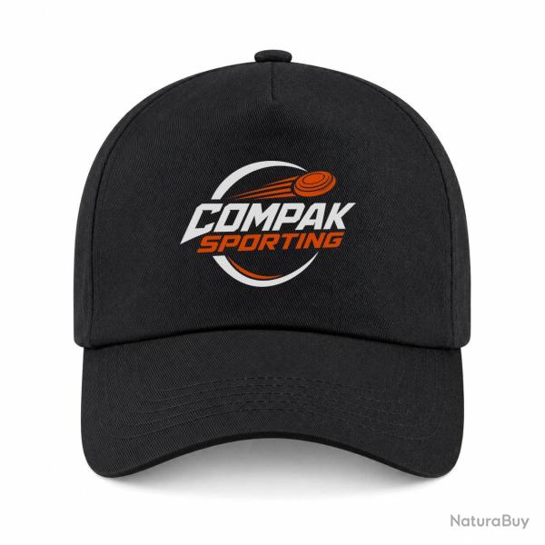 Casquette Ball Trap - Compak Sporting - Parcours rapide - Noir / Orange
