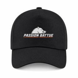 Casquette Chasse - Passion battue - Sanglier courant - Noir / Orange