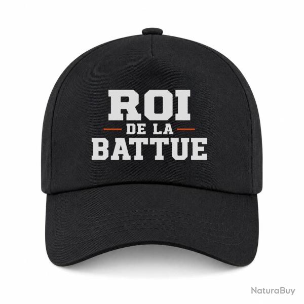 Casquette Chasse - Roi de la battue - Orange - Noir / Orange