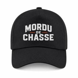 Casquette Chasseur - Mordu de chasse - Noir / Orange