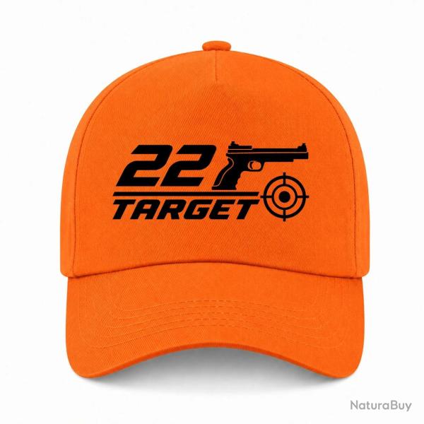 Casquette Tir Sportif - .22 Target - Orange