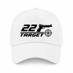 Casquette Tir Sportif - .22 Target - Blanc