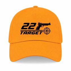 Casquette Tir Sportif - .22 Target - Jaune