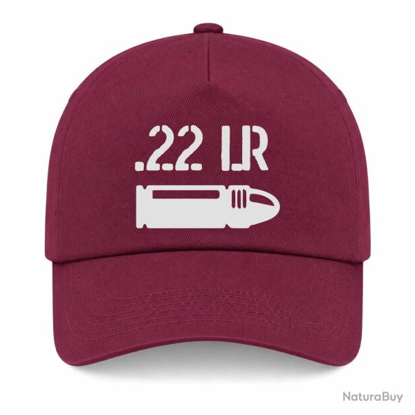 Casquette Arme - 22 LR - Bordeaux
