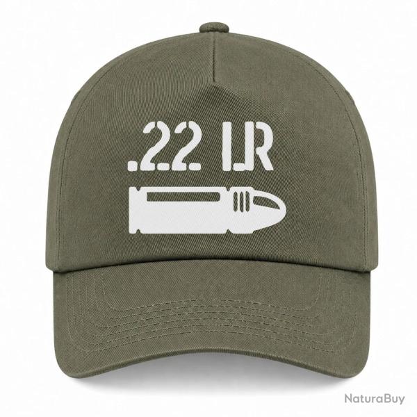 Casquette Arme - 22 LR - Kaki / Blanc