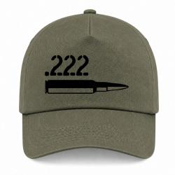 Casquette Arme - Cartouche 222 rem - Kaki / Noir