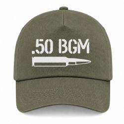 Casquette Arme - Cartouche 50 BGM - Kaki / Blanc