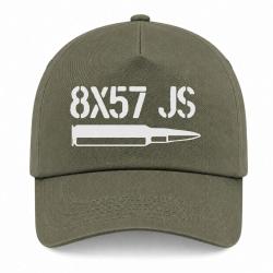 Casquette Arme - Cartouche 8x57JS - Kaki / Blanc