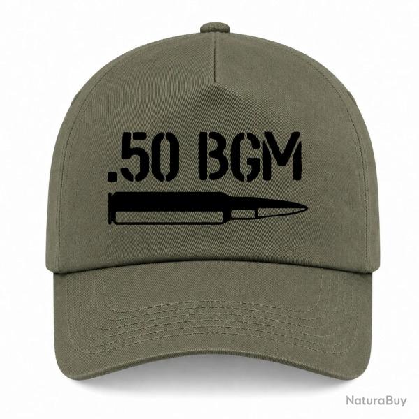 Casquette Arme - Cartouche 50 BGM - Kaki / Noir
