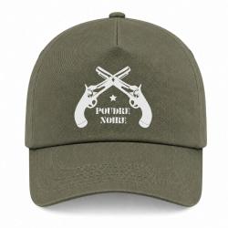 Casquette Arme - Poudre Noire - Kaki / Blanc