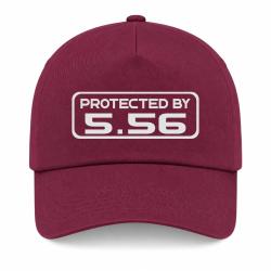Casquette Arme - Protected By 5.56 - Bordeaux