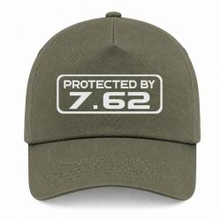 Casquette Arme - Cartouche 7.62 - Kaki / Blanc