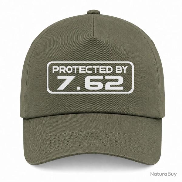 Casquette Arme - Cartouche 7.62 - Kaki / Blanc