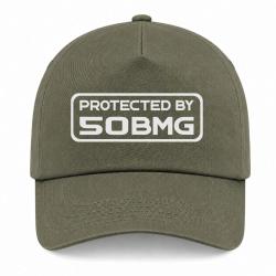 Casquette Arme - Protected By 50 BGM - Kaki / Blanc