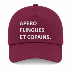 Casquette Humour Tir Sportif - Ap&eacute;ro Flingues et Copains - Bordeaux