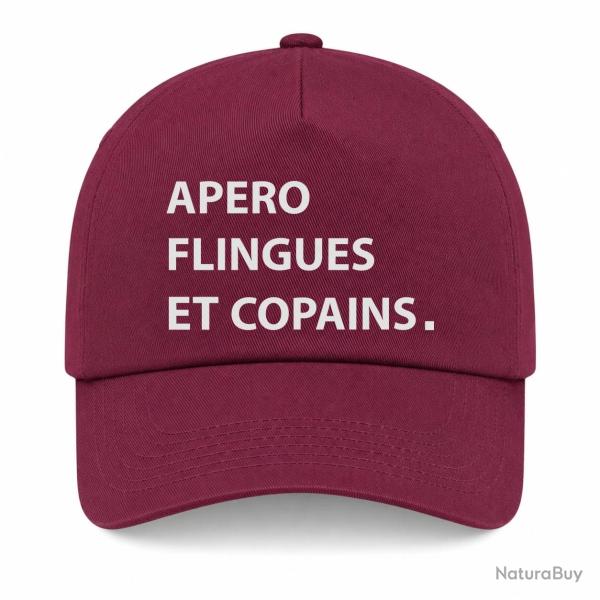 Casquette Humour Tir Sportif - Ap�ro Flingues et Copains - Bordeaux