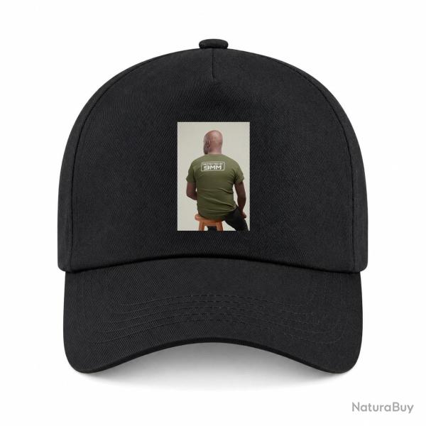 Casquette Arme - Protected by 9mm - Noir / Blanc et couleur