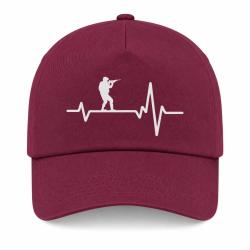 Casquette Militaire - Battement de Coeur - Bordeaux
