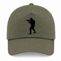 Casquette Militaire - AR15 - Kaki / Noir