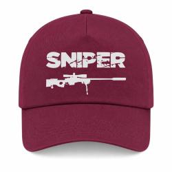 Casquette Sniper "&Eacute;clat" - Bordeaux