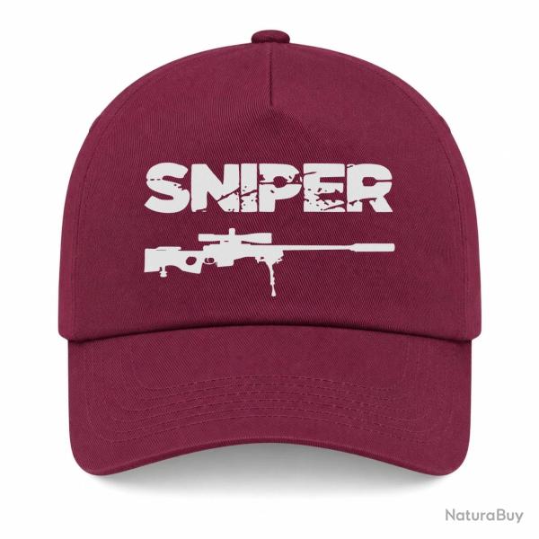 Casquette Sniper "�clat" - Bordeaux