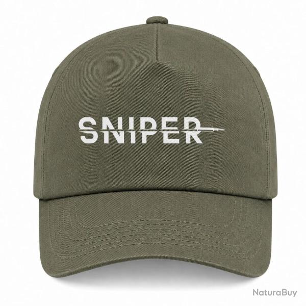 Casquette - Sniper - Kaki / Blanc