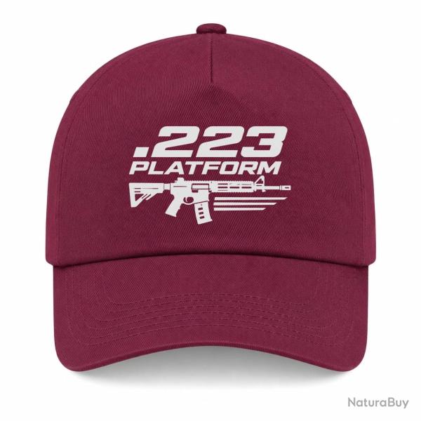 Casquette Tir Sportif - .223 Platform - Bordeaux