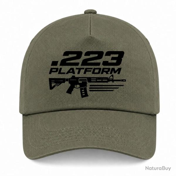 Casquette Tir Sportif - .223 Platform - Kaki / Noir