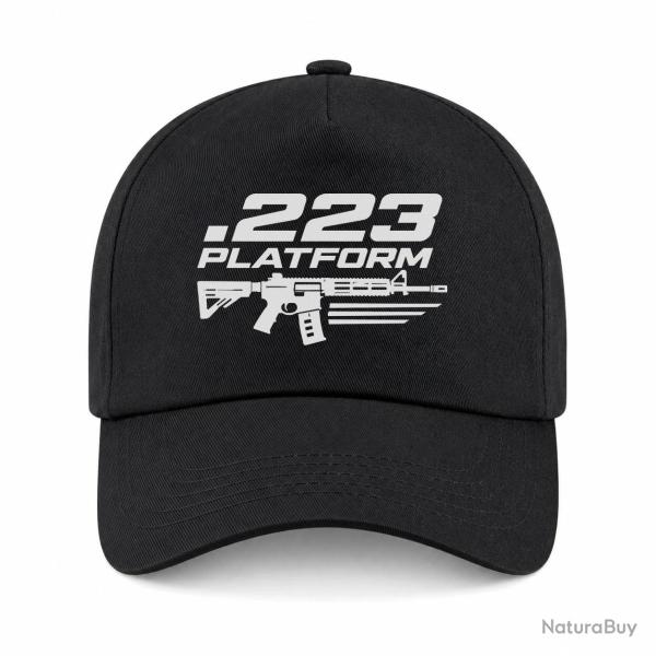Casquette Tir Sportif - .223 Platform - Noir
