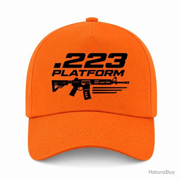 Casquette Tir Sportif - .223 Platform - Orange