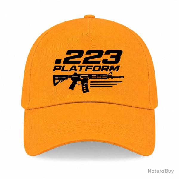 Casquette Tir Sportif - .223 Platform - Jaune