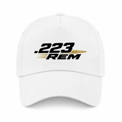Casquette Tir Sportif - .223 Rem - Cartouche - Blanc / Orange