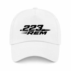 Casquette Tir Sportif - .223 Rem - Cartouche - Blanc
