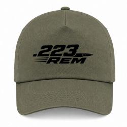 Casquette Tir Sportif - .223 Rem - Cartouche - Kaki / Noir