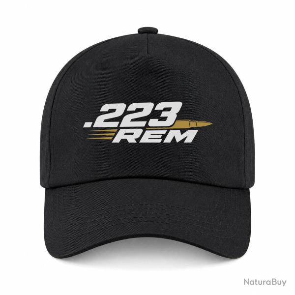 Casquette Tir Sportif - .223 Rem - Cartouche - Noir / Orange