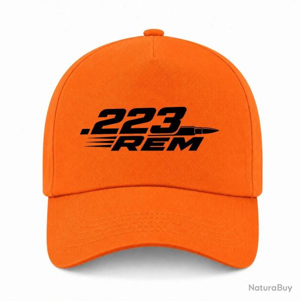 Casquette Tir Sportif - .223 Rem - Cartouche - Orange
