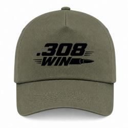 Casquette Tir Sportif - .308 Win - Cartouche - Kaki / Noir