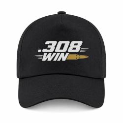 Casquette Tir Sportif - .308 Win - Cartouche - Noir / Orange