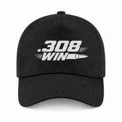 Casquette Tir Sportif - .308 Win - Cartouche - Noir