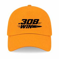 Casquette Tir Sportif - .308 Win - Cartouche - Jaune