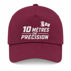 Casquette Tir Sportif - 10 m de pr&eacute;cision - Bordeaux