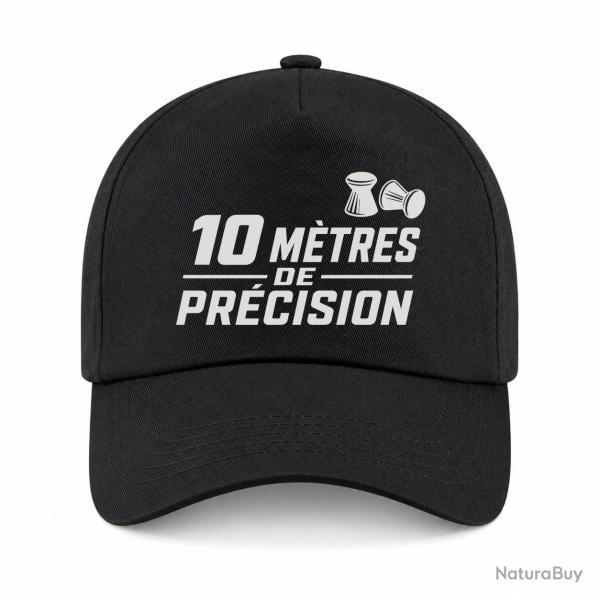 Casquette Tir Sportif - 10 m de pr�cision - Noir