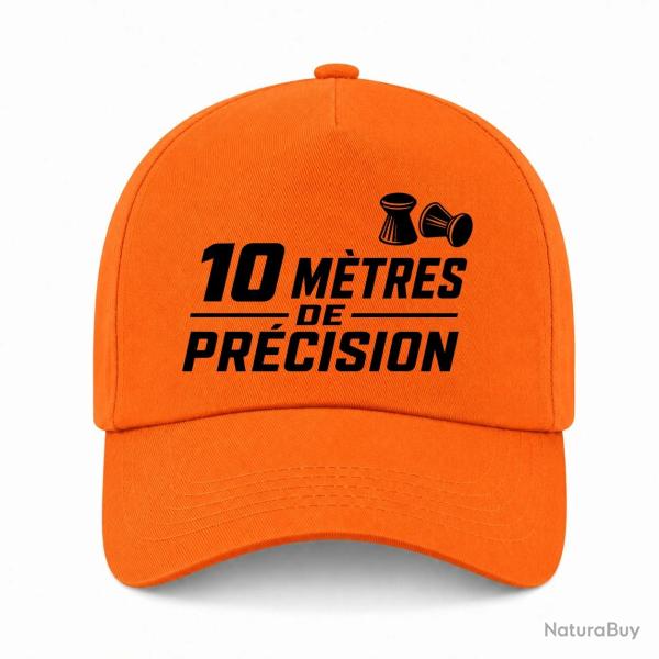 Casquette Tir Sportif - 10 m de pr�cision - Orange