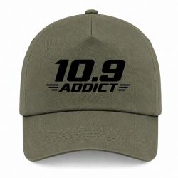 Casquette Tir Sportif - 10.9 Addict - Typographie - Kaki / Noir