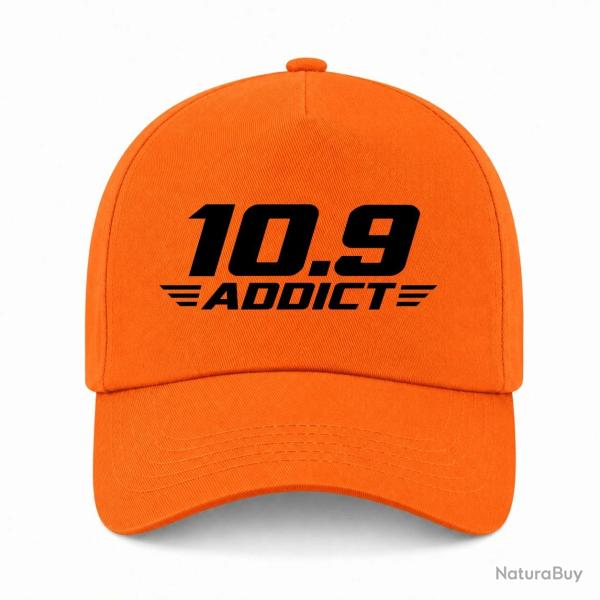 Casquette Tir Sportif - 10.9 Addict - Typographie - Orange