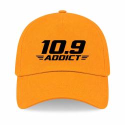 Casquette Tir Sportif - 10.9 Addict - Typographie - Jaune